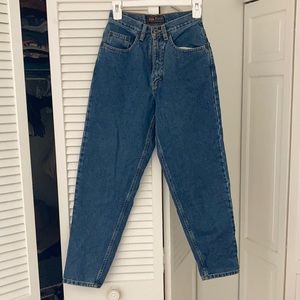 Vintage high rise Route 66 mom jean
